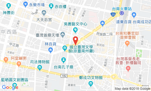 700 台南市中西區中山路12號